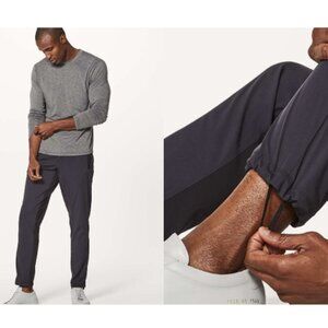 Men's Lululemon Casual Activewear Athletic Sporty Casual Relax Fit Pant- Black